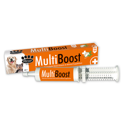Mervue MultiBoost Paste For Dogs & Puppies 60ml - Multi-Vitamin & Mineral Supplement