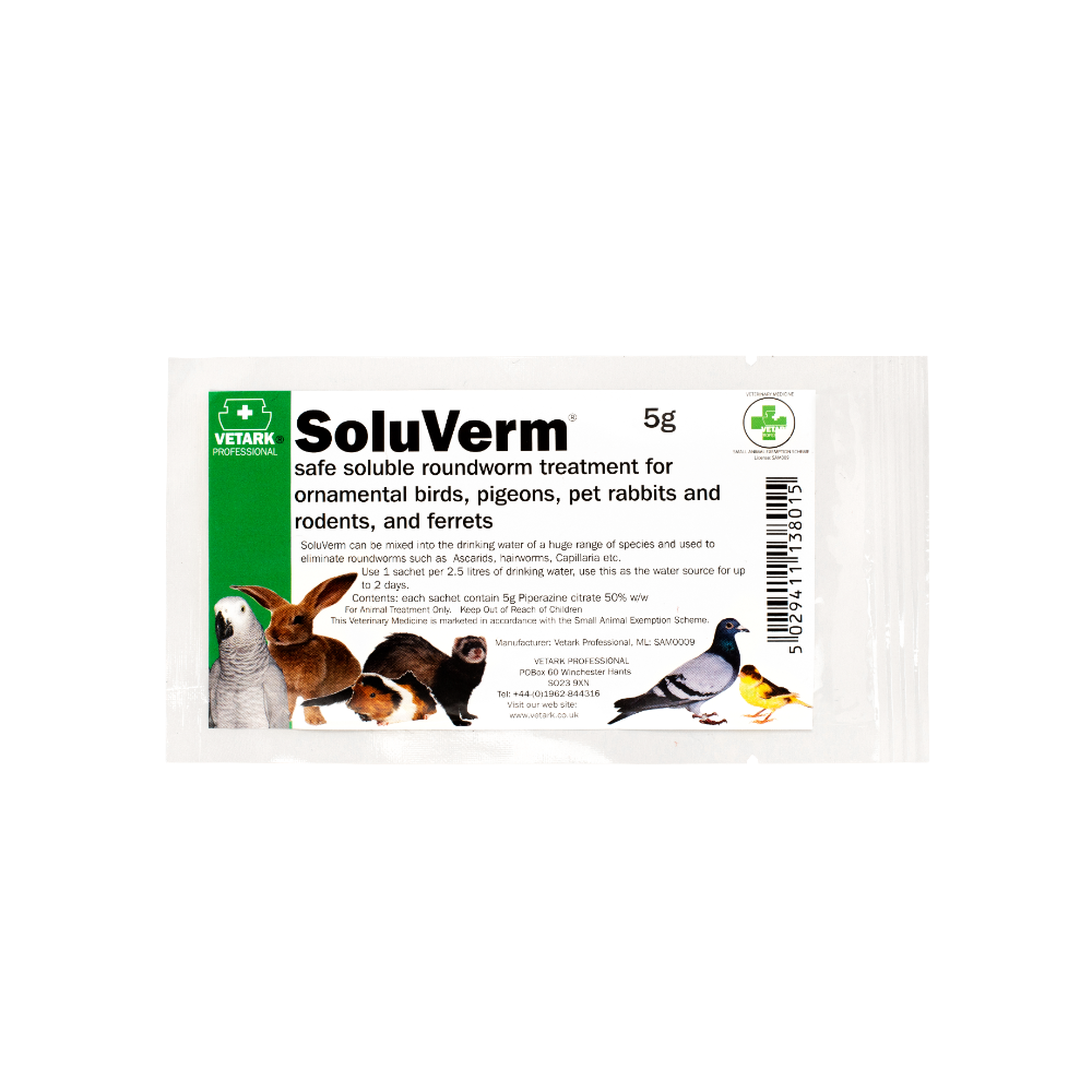 SoluVerm Worming Treatment 5g