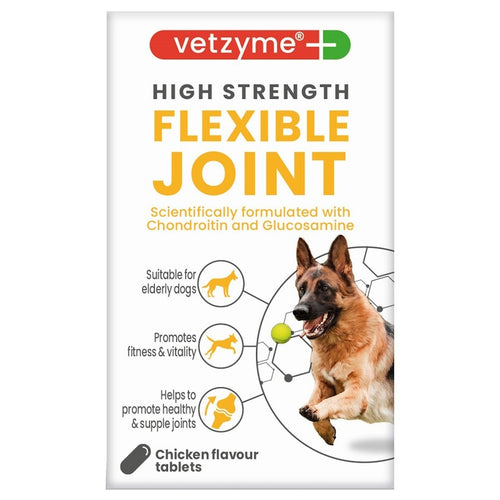 Vetzyme High Strength Flexible Joint Tablets 30 Tablets