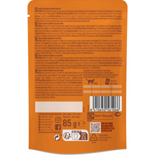 Load image into Gallery viewer, Nature&#39;s Variety Wet Cat Food Pouches Chicken Or Salmon Bites In Gravy 85g
