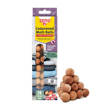 Load image into Gallery viewer, Zero In Cedarwood Moth Repellent Balls 20-Pack
