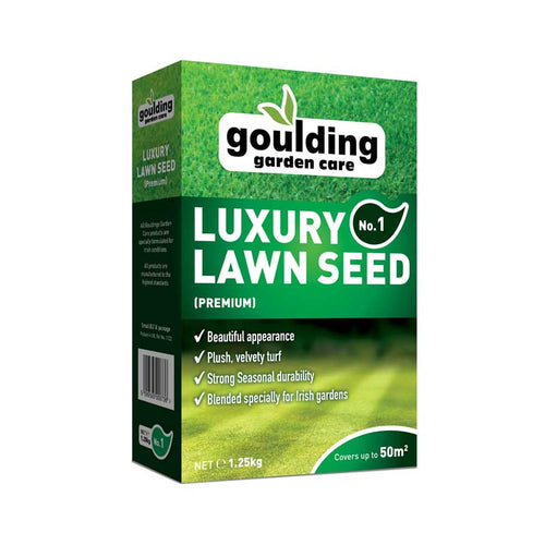 Goulding No.1 Luxury Lawn Seed 500g & 1.25kg