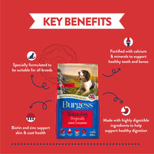 Load image into Gallery viewer, Burgess Supadog Adult Dog Food With Beef 12.5kg
