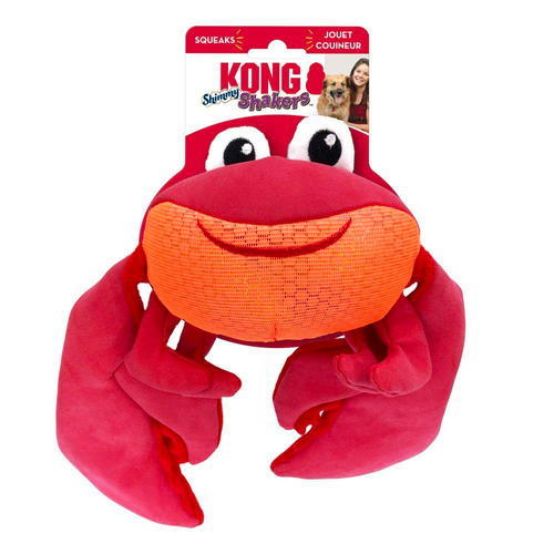 KONG Shakers Shimmy Dog Toy Crab, Seagull and Whale