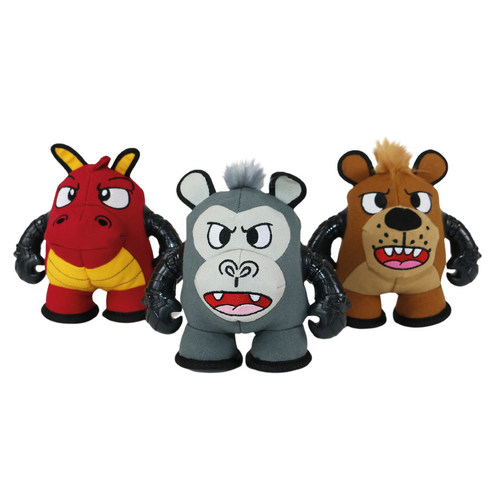 Ancol Jawables Bad Boys Multi Textured Dog Toy Assorted