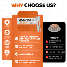 Load image into Gallery viewer, Our Dogs Life Lick Mat &amp; Brush - Stimulate Treat Time
