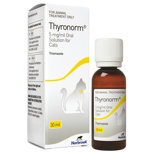 Thyronorm 5mg/ml (Thiamazole) Oral Solution for cats