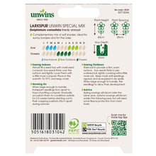 Load image into Gallery viewer, Larkspur Unwins Special Mix
