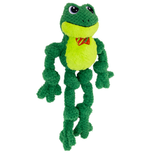Load image into Gallery viewer, KONG Holiday Knots Bow Tie Frog Large/XL
