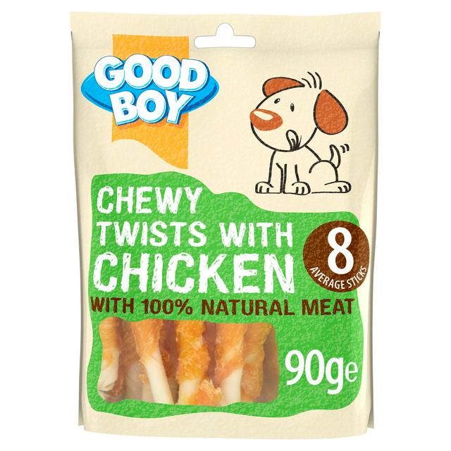 Good Boy Deli Chewy Twists, 90g packs 