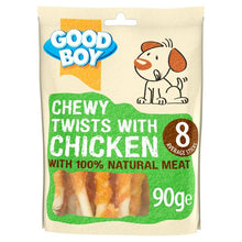 Load image into Gallery viewer, Good Boy Deli Chewy Twists, 90g packs 
