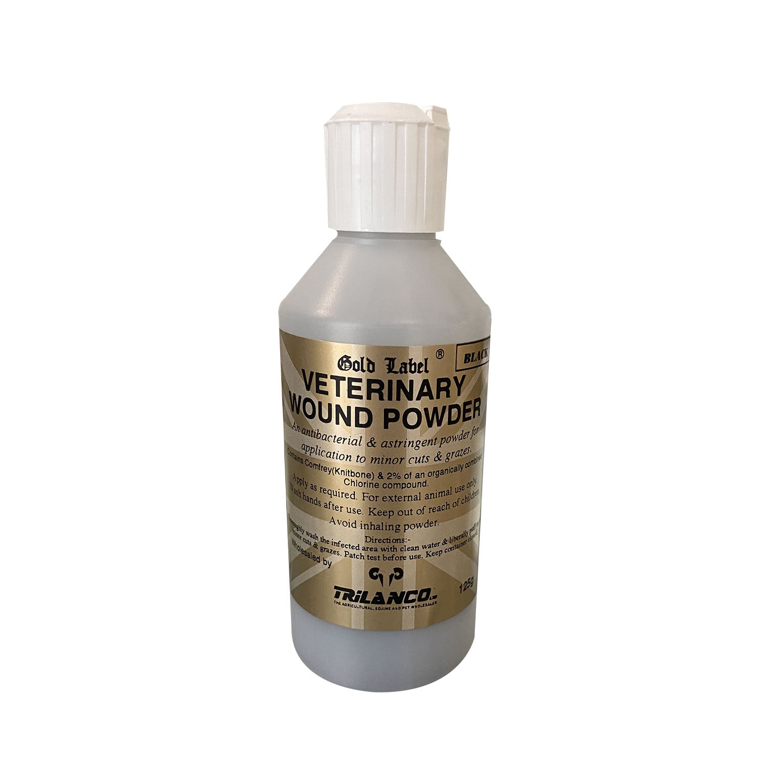 Gold Label Veterinary Powder Black - 125g