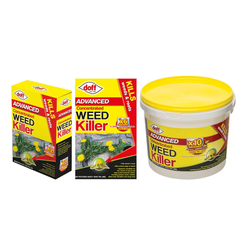 Doff Advanced Concentrated Weedkiller 3/6/10 Sachets - x80ml