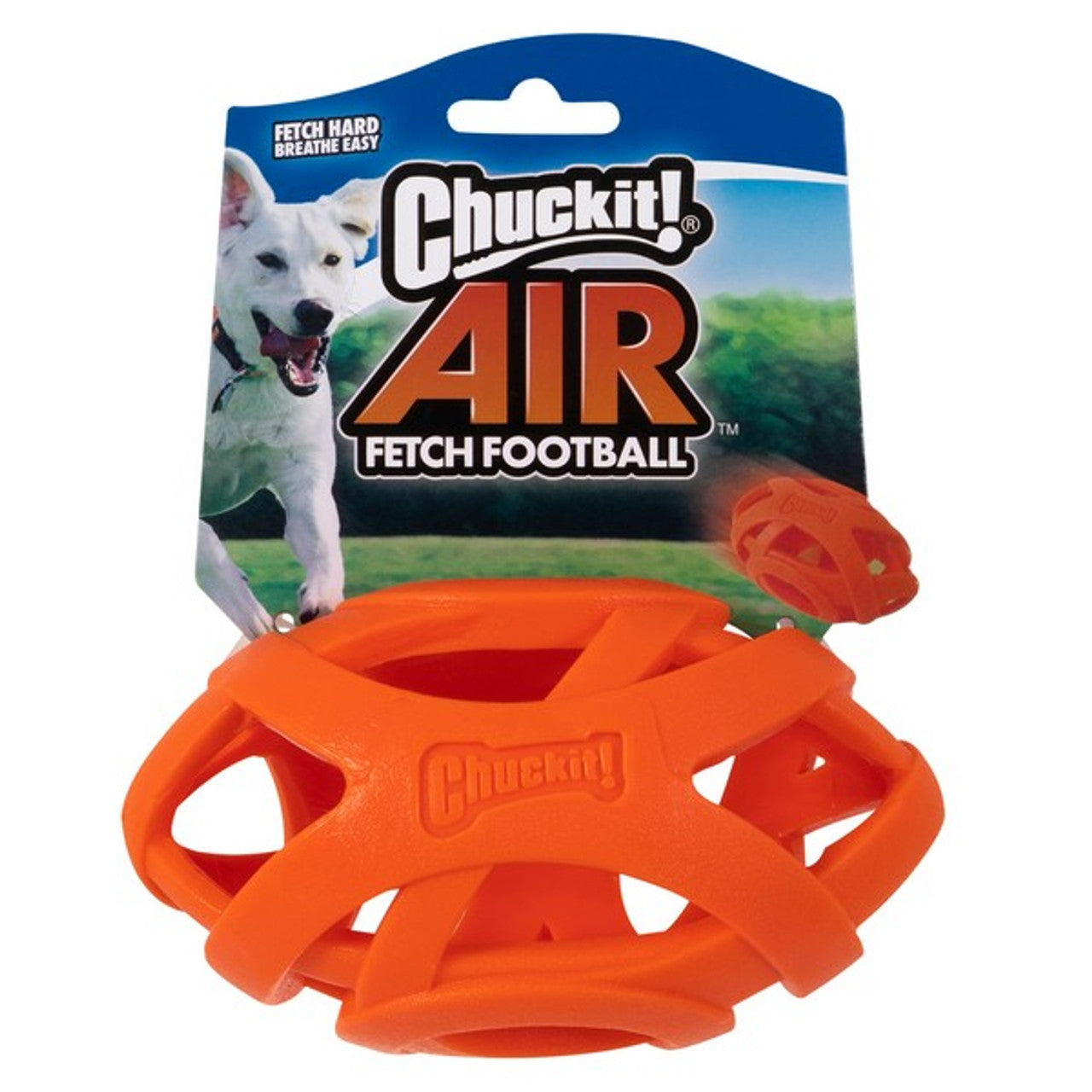 Chuckit! Air Fetch Football Durable Rubber Dog Toy