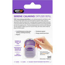 Load image into Gallery viewer, VETIQ Serene Calming Diffuser Refill 6ML
