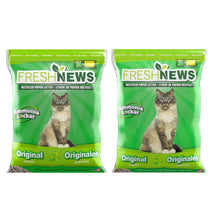 Load image into Gallery viewer, Fresh News Cat Litter Recycled Paper Pellets 5.45kg/11.36kg	
