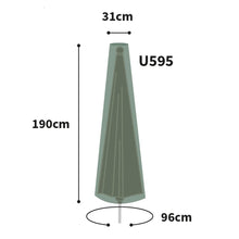 Load image into Gallery viewer, Bosmere Ultimate Zipped Parasol Cover Charcoal 190cm
