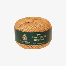Load image into Gallery viewer, Kent &amp; Stowe Jute Twine Bleached Stone150m 250g
