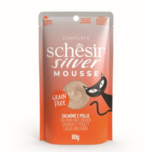 Load image into Gallery viewer, Schesir Silver Mousse Senior Cat Food 70g 12 Pack 

