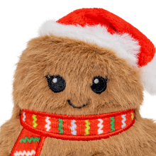 Load image into Gallery viewer, KONG Holiday Snuzzles Mini Santa Gingerbread XS
