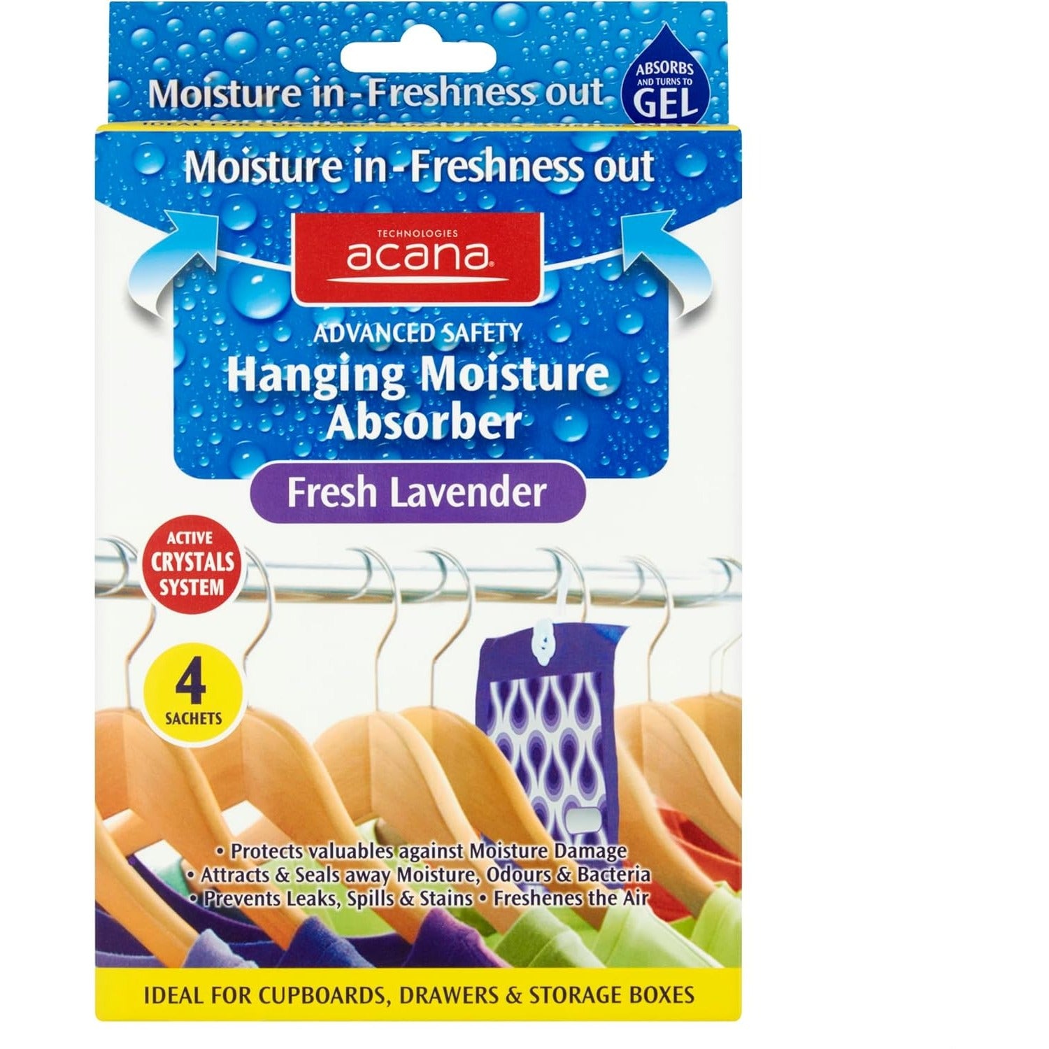 Acana Hanging Moisture Absorber Sachets 4 Pack