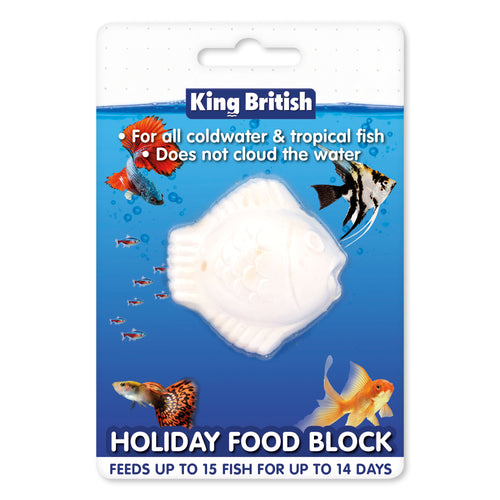 King British Holiday Food Block For Cold Water & Tropical Fish