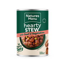 Load image into Gallery viewer, Natures Menu Hearty Stews Multipack Lamb &amp; Beef For Adult Dogs 6 x 415g
