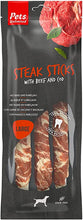 Load image into Gallery viewer, Pets Unlimited Steak Sticks Beef - Various Sizes 
