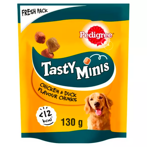 Pedigree Tasty Minis Dog Treats with Beef, Poultry, Chicken and Duck 