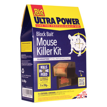 Load image into Gallery viewer, The Big Cheese Block Bait Mouse Killer Kit Twinpack
