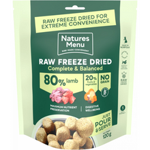 Load image into Gallery viewer, Natures Menu 80/20 Raw Freeze Dried Dog Food All Pack Sizes
