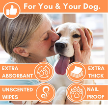 Load image into Gallery viewer, Our Dogs Life Unscented Grooming Wipes - 100 Wipes
