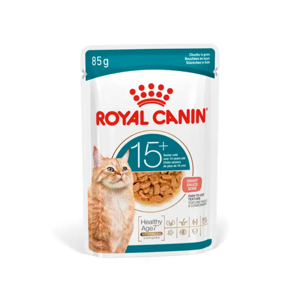 Royal Canin FHN Ageing 15+ Gravy Cat Food 12x85g