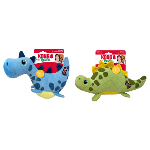 KONG Dynos Roars Medium/Large Blue/Green