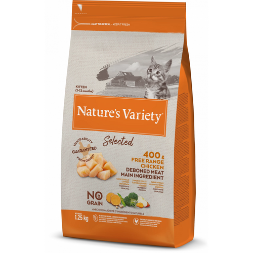 Natures Variety Selected Kitten Food - Chicken 1.25kg
