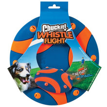 Load image into Gallery viewer, Chuckit! Whistle Flight Flyer Dog Toy Rubber Frisbee 
