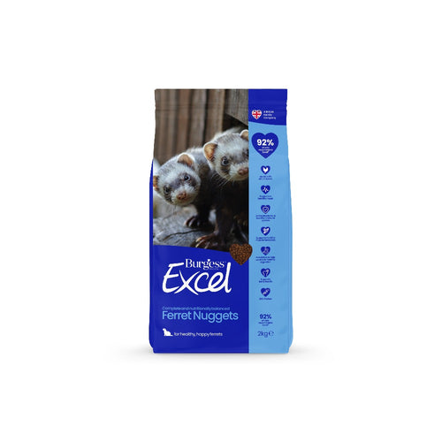 Burgess Excel Small Animal Ferret Food Nuggets 2kg