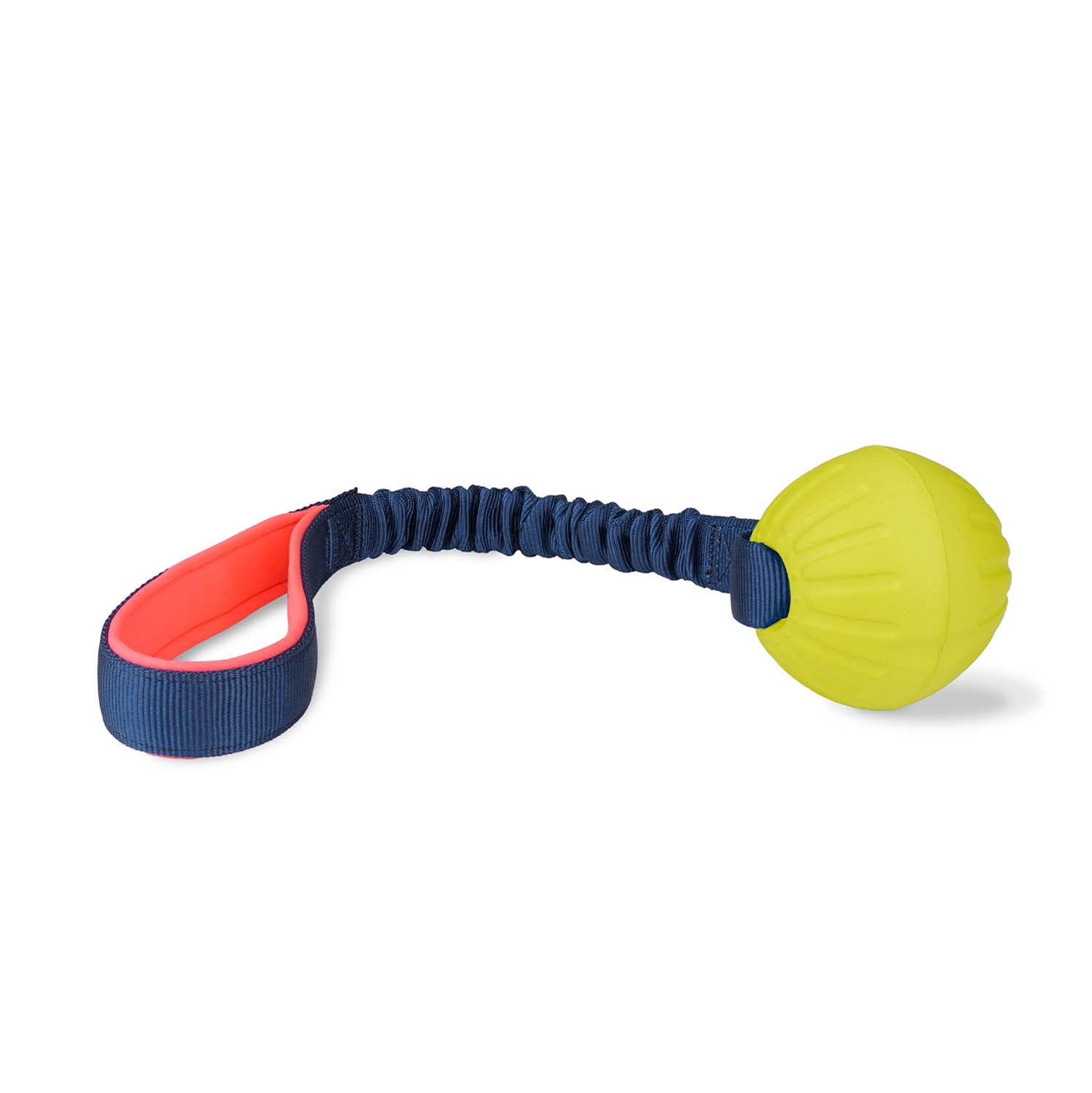 Coachi Tuggi Ball For Dogs Navy/Coral/Lime