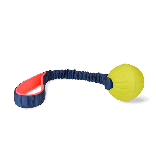 Coachi Tuggi Ball For Dogs Navy/Coral/Lime