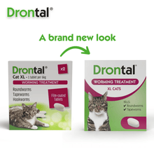 Load image into Gallery viewer, Drontal Wormer XL Tablets, Convenient for Large Cats (Over 4kg), All Pack Sizes
