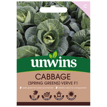 Load image into Gallery viewer, Cabbage (Spring Greens) Verve F1
