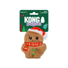 Load image into Gallery viewer, KONG Holiday Snuzzles Mini Santa Gingerbread XS
