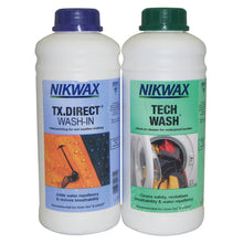 Load image into Gallery viewer, Nikwax Tech Wash/TX Direct Wash-In Twin Pack
