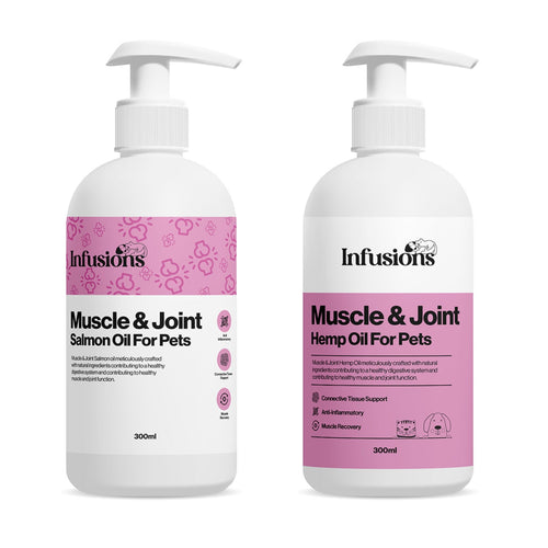 Infusions Muscle & Joint Oil Salmon/Hemp For Cats & Dogs 300ml