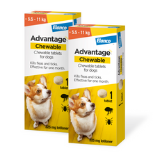 Load image into Gallery viewer, Elanco Advantage Chewable Flea and Tick Protection
