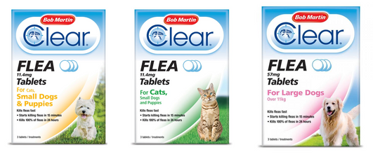 Load image into Gallery viewer, Bob Martin Clear Flea Tablets For Cats &amp; Dogs
