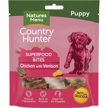 Load image into Gallery viewer, Natures Menu Country Hunter Superfood Bars For Puppies Chicken &amp; Venison 8 Packs x 70g
