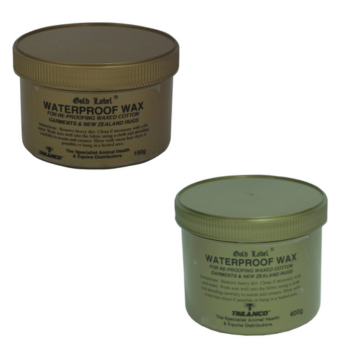 Gold Label Waterproof Wax- Various SIzes