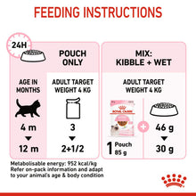 Load image into Gallery viewer, Royal Canin Wet Cat Food Kitten Instinctive Pouch In Gravy 12 x 85g
