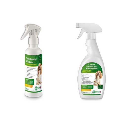 Aqueos Canine Disinfect Deodoriser Spray Fragranced